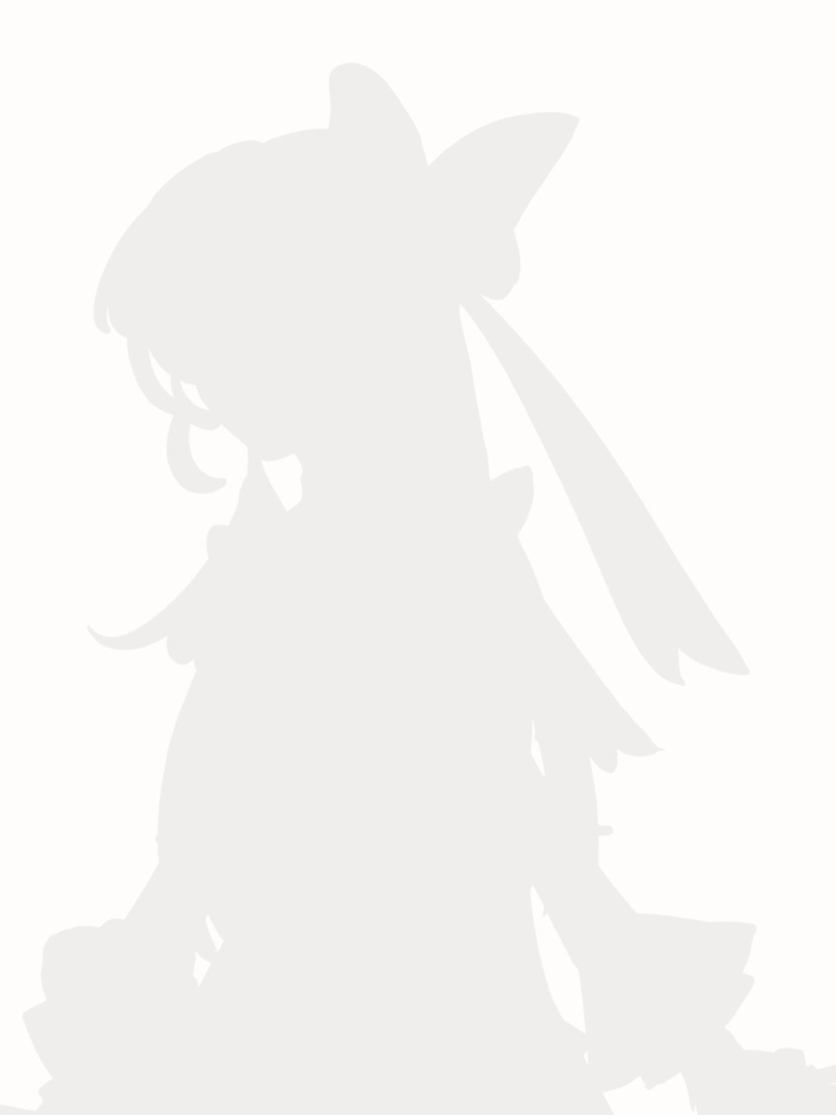 新たなVTuber シルエット